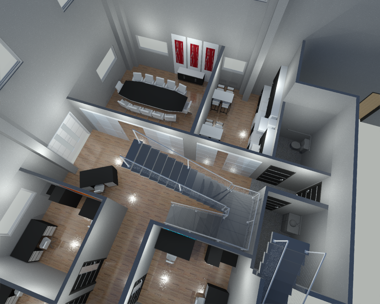 3D Office Plan